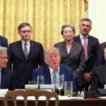 Trump defiende la «autorregulación» ante los líderes de la inteligencia artificial